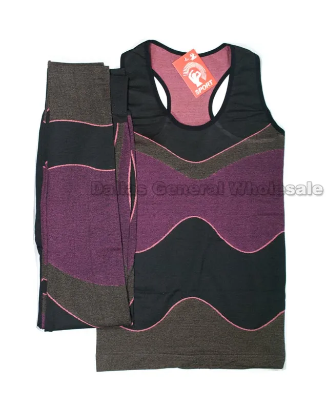 Active Race Back Top w/ Leggings Set Wholesale