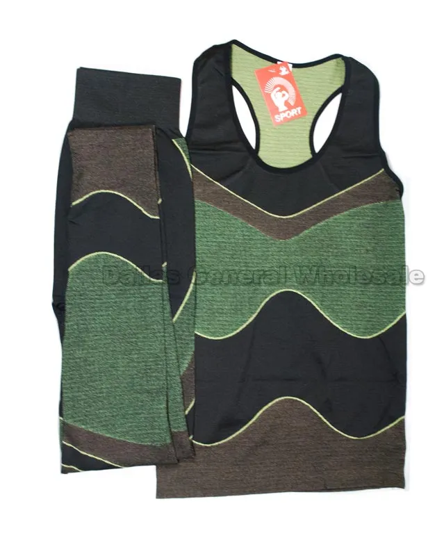 Active Race Back Top w/ Leggings Set Wholesale