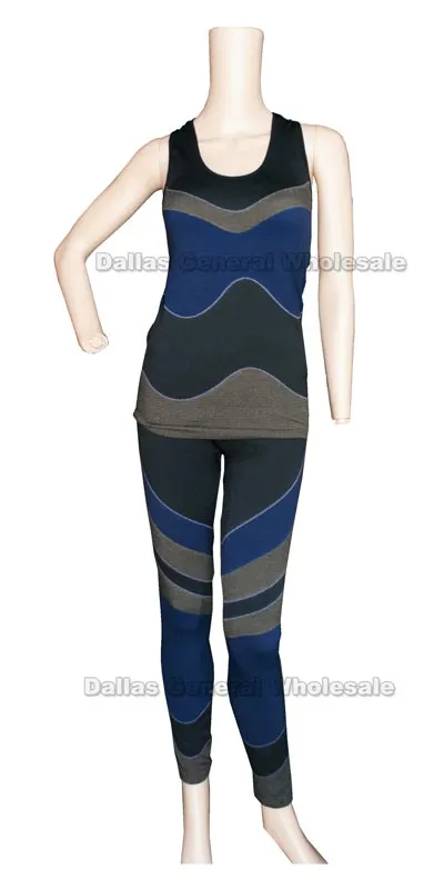 Active Race Back Top w/ Leggings Set Wholesale