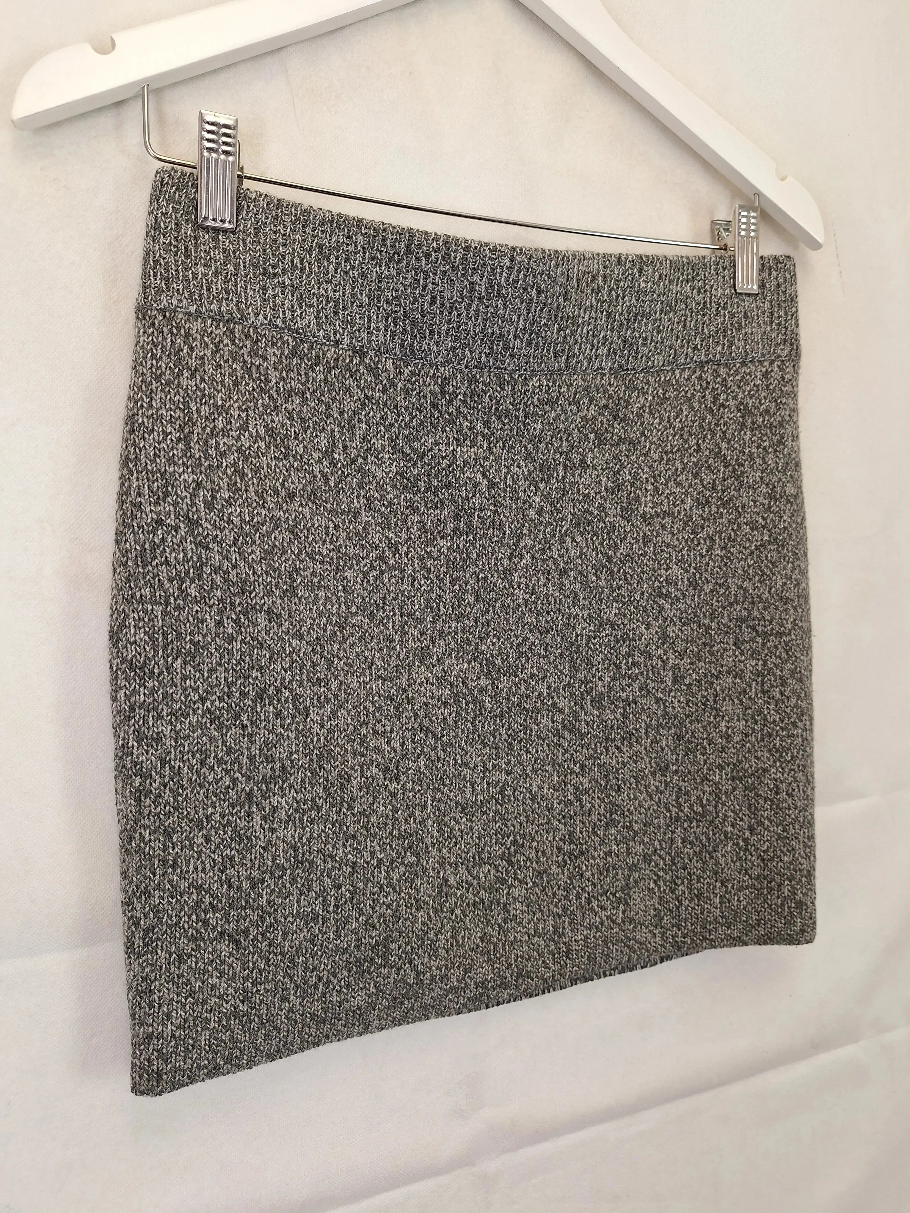 Alexander Wang Stylish Wool Stretch Mini Skirt Size M