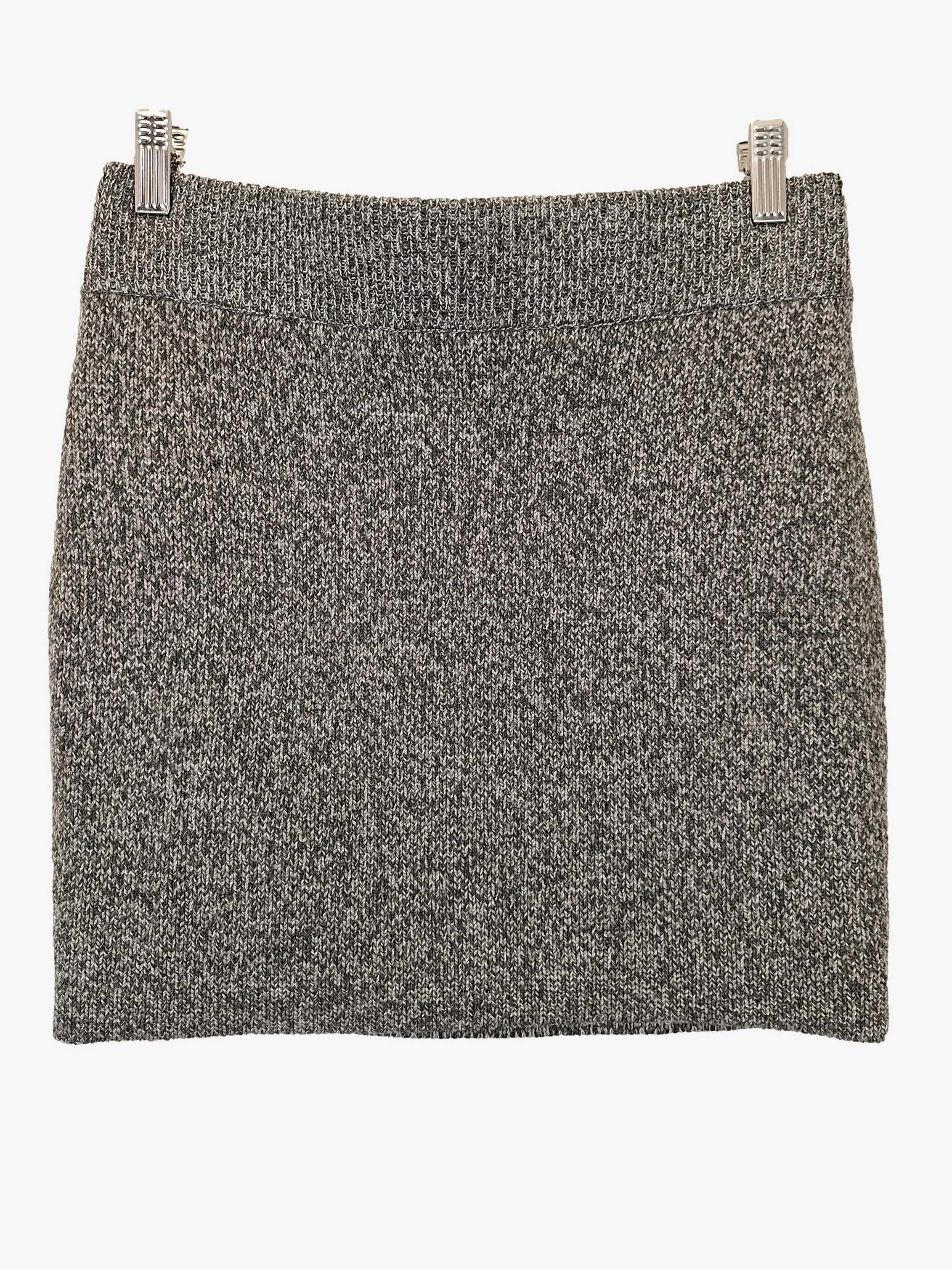 Alexander Wang Stylish Wool Stretch Mini Skirt Size M