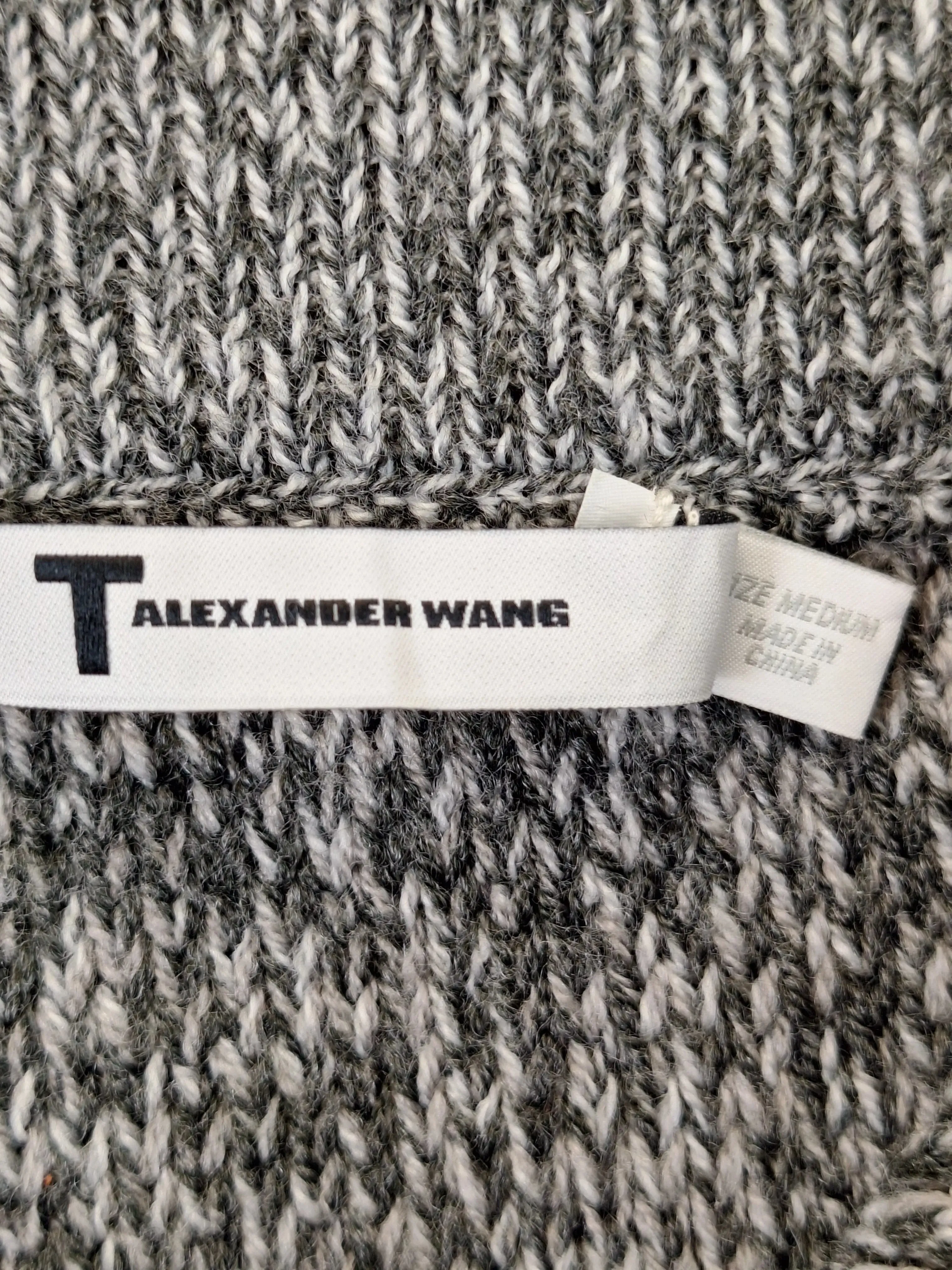 Alexander Wang Stylish Wool Stretch Mini Skirt Size M