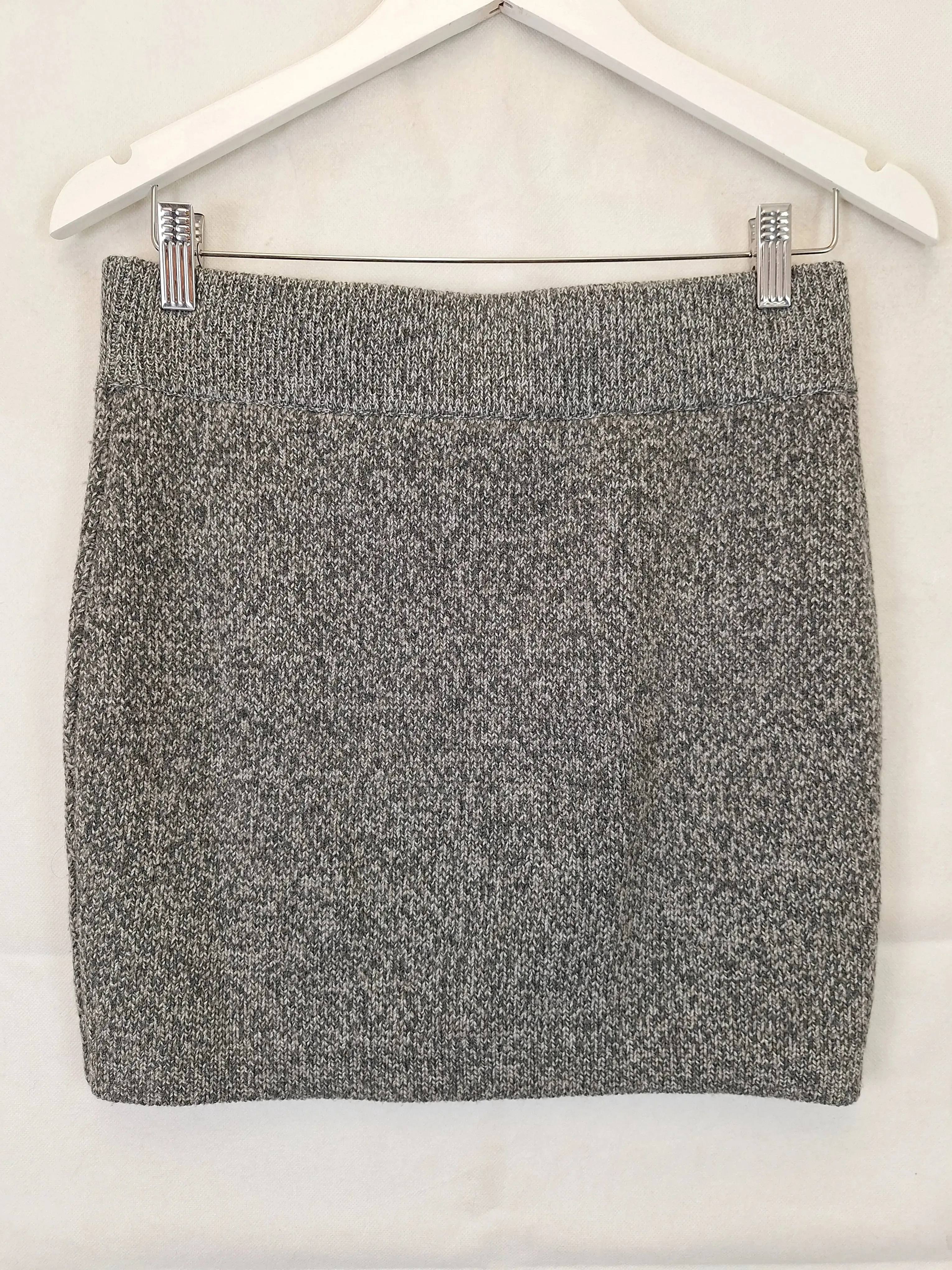 Alexander Wang Stylish Wool Stretch Mini Skirt Size M