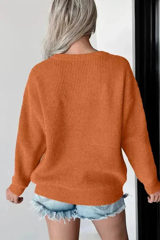 Autumn Charm - Hello Pumpkin Graphic Sweater