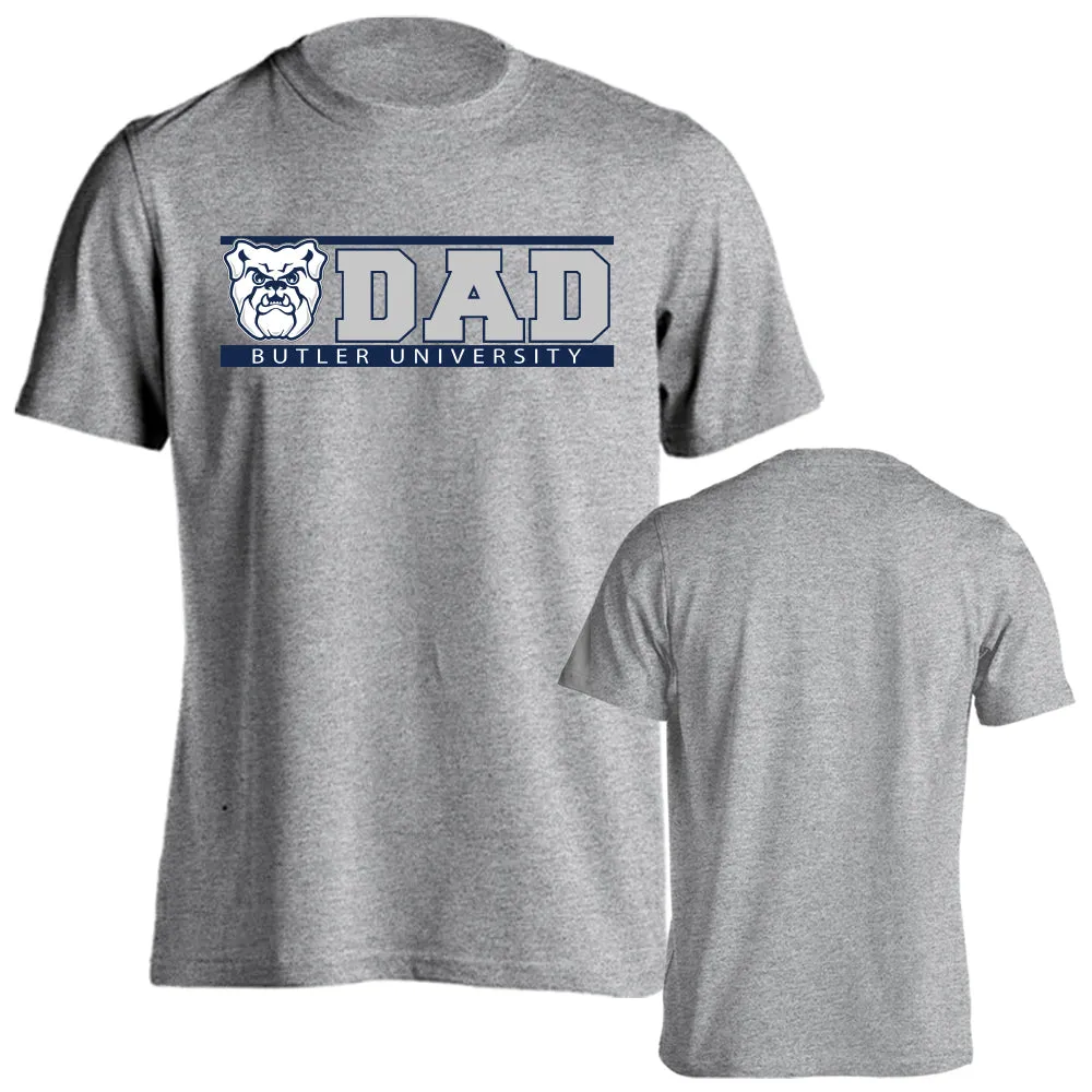 Butler Bulldogs Dad Proud Parent Short Sleeve T-shirt