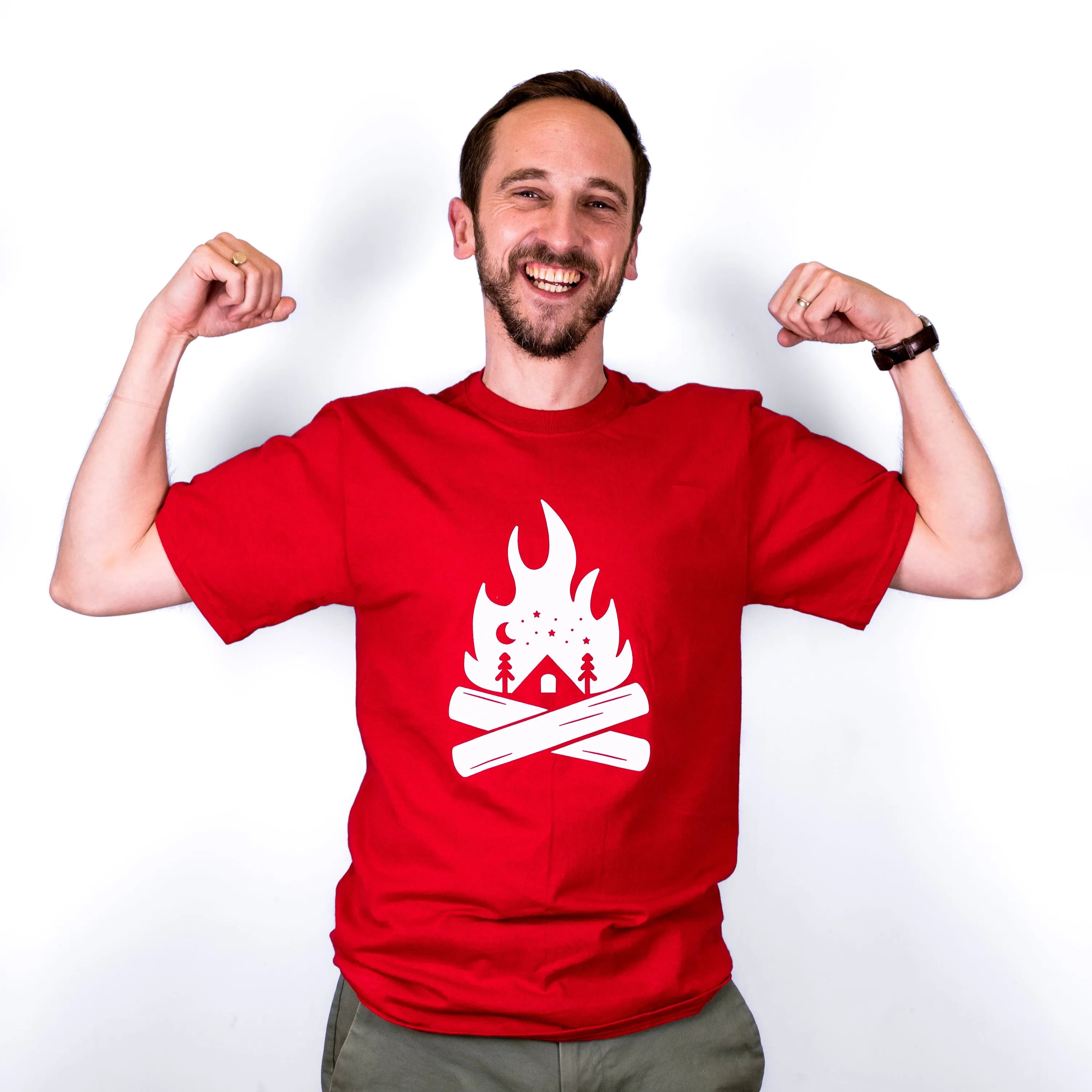 Campfire Circle Red Summer 2022 T-Shirt