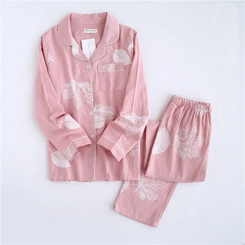 Cartoon Sleepwear Print Pajamas Sets Long Sleeve