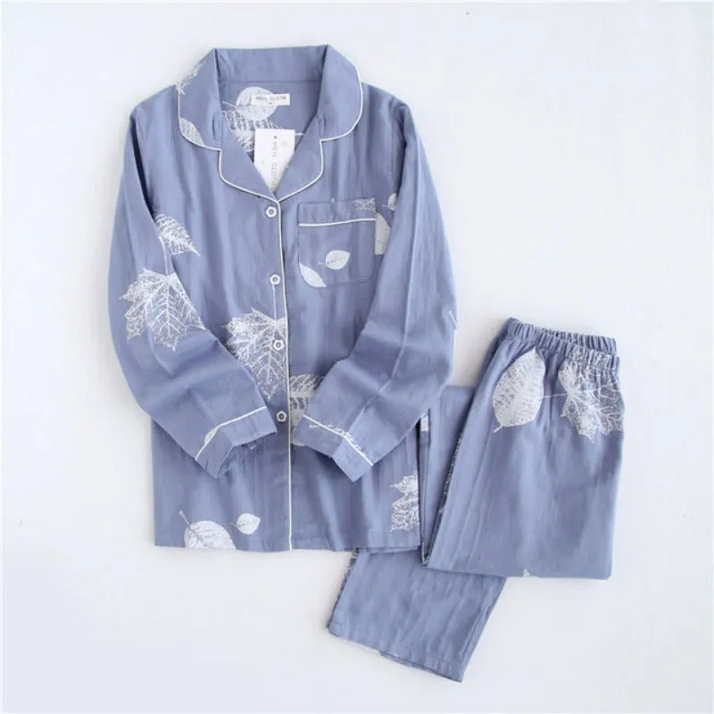 Cartoon Sleepwear Print Pajamas Sets Long Sleeve