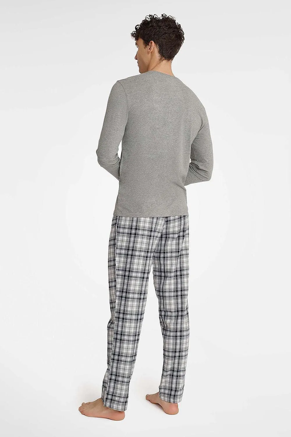 Charming Men's Graphic Sleepwear Set