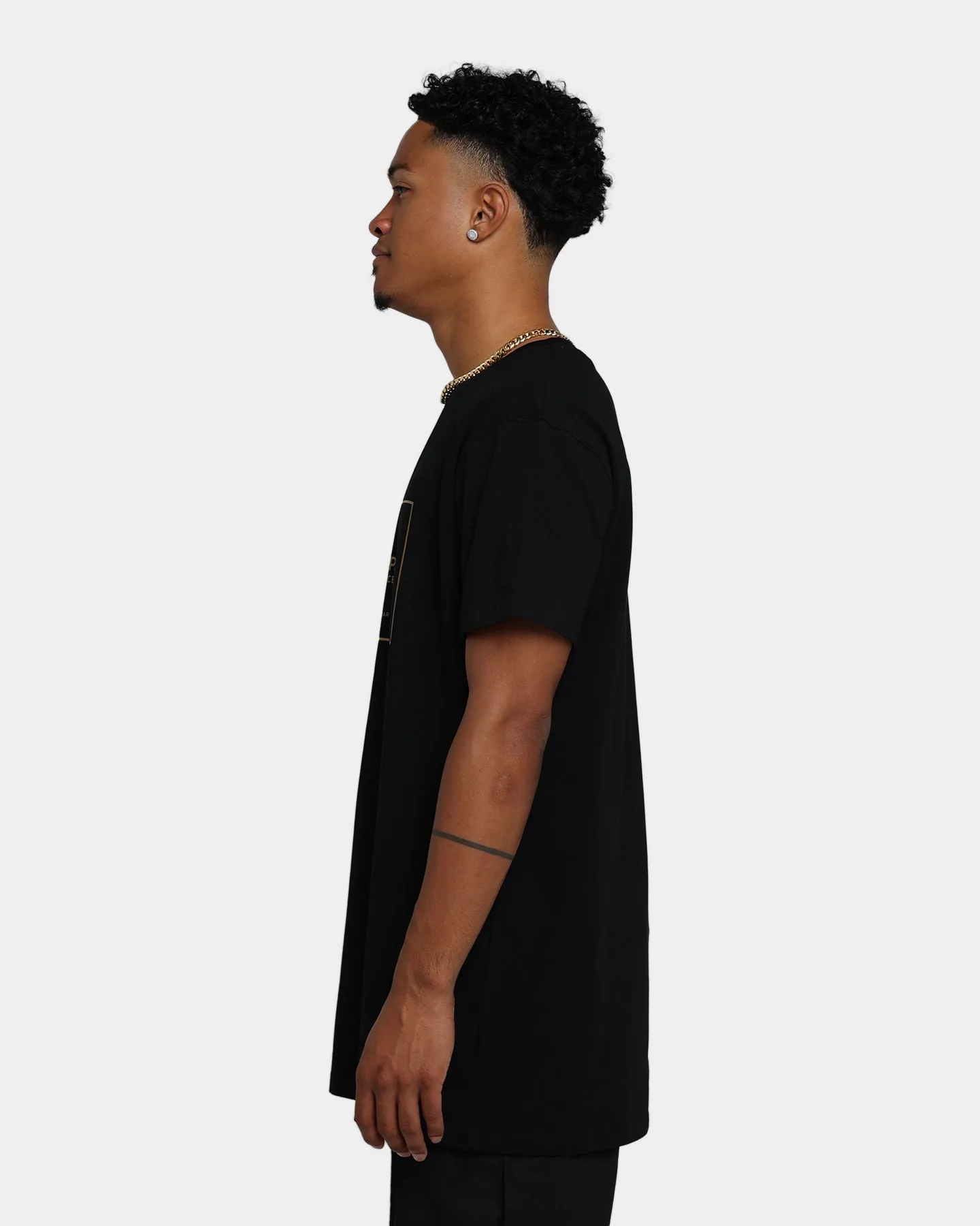 Emperor Apparel Chic Hustle Short Sleeve T-Shirt Black/Gold
