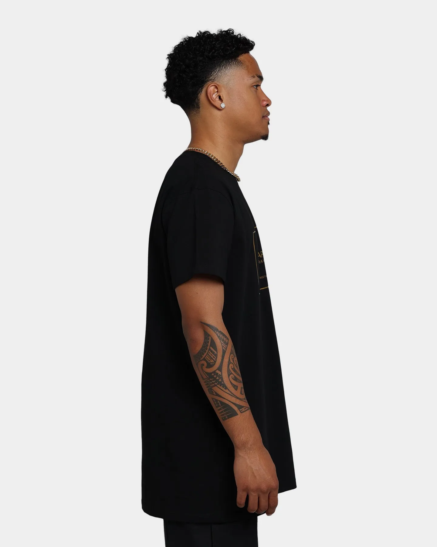 Emperor Apparel Chic Hustle Short Sleeve T-Shirt Black/Gold