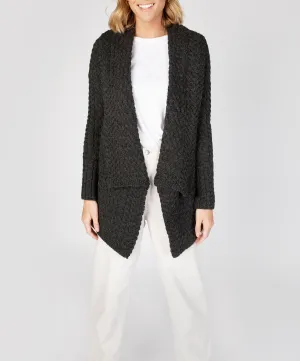 Glenross Waterfall Cardigan Graphite