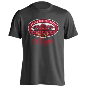 Jacksonville State University Gamecocks Mom Logo Short Sleeve Tee