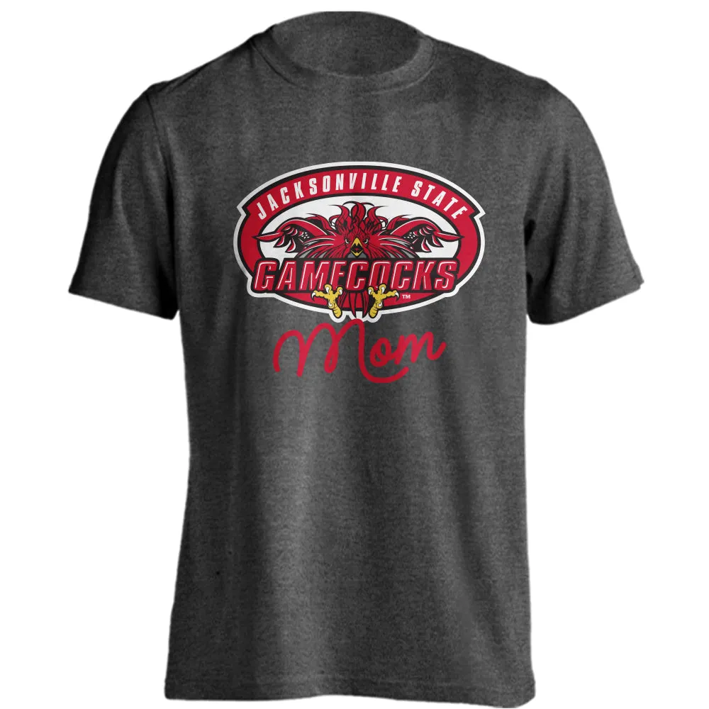 Jacksonville State University Gamecocks Mom Logo Short Sleeve Tee