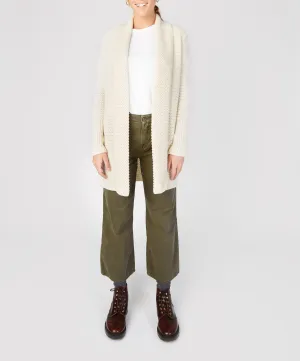 Kilcoole Textured Coatigan Natural