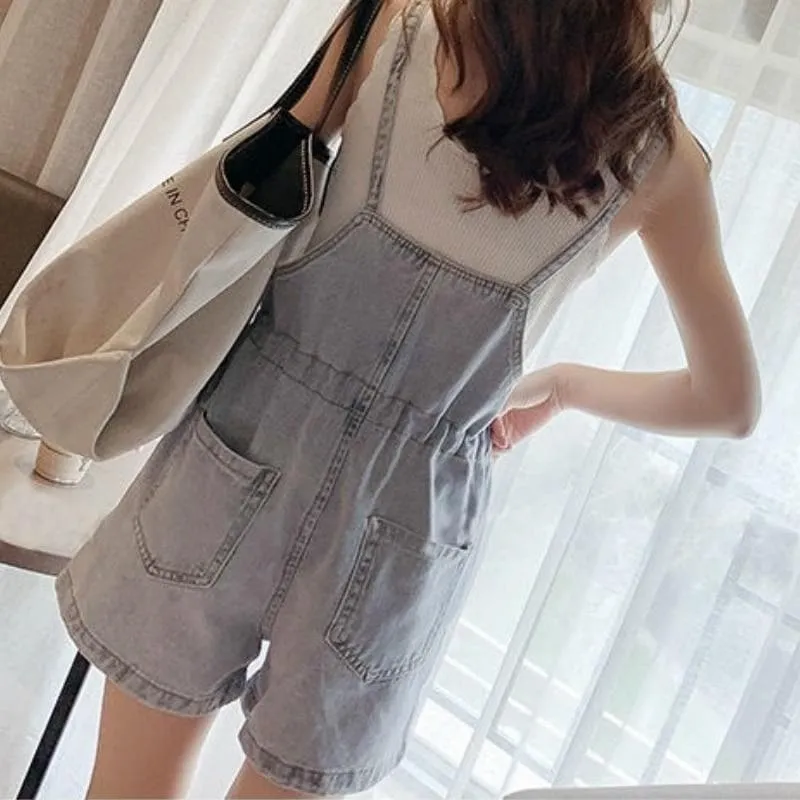 Loose Jeans Playsuit
