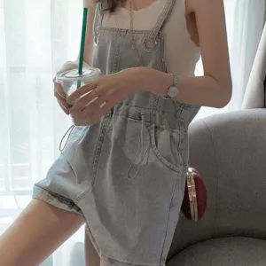 Loose Jeans Playsuit