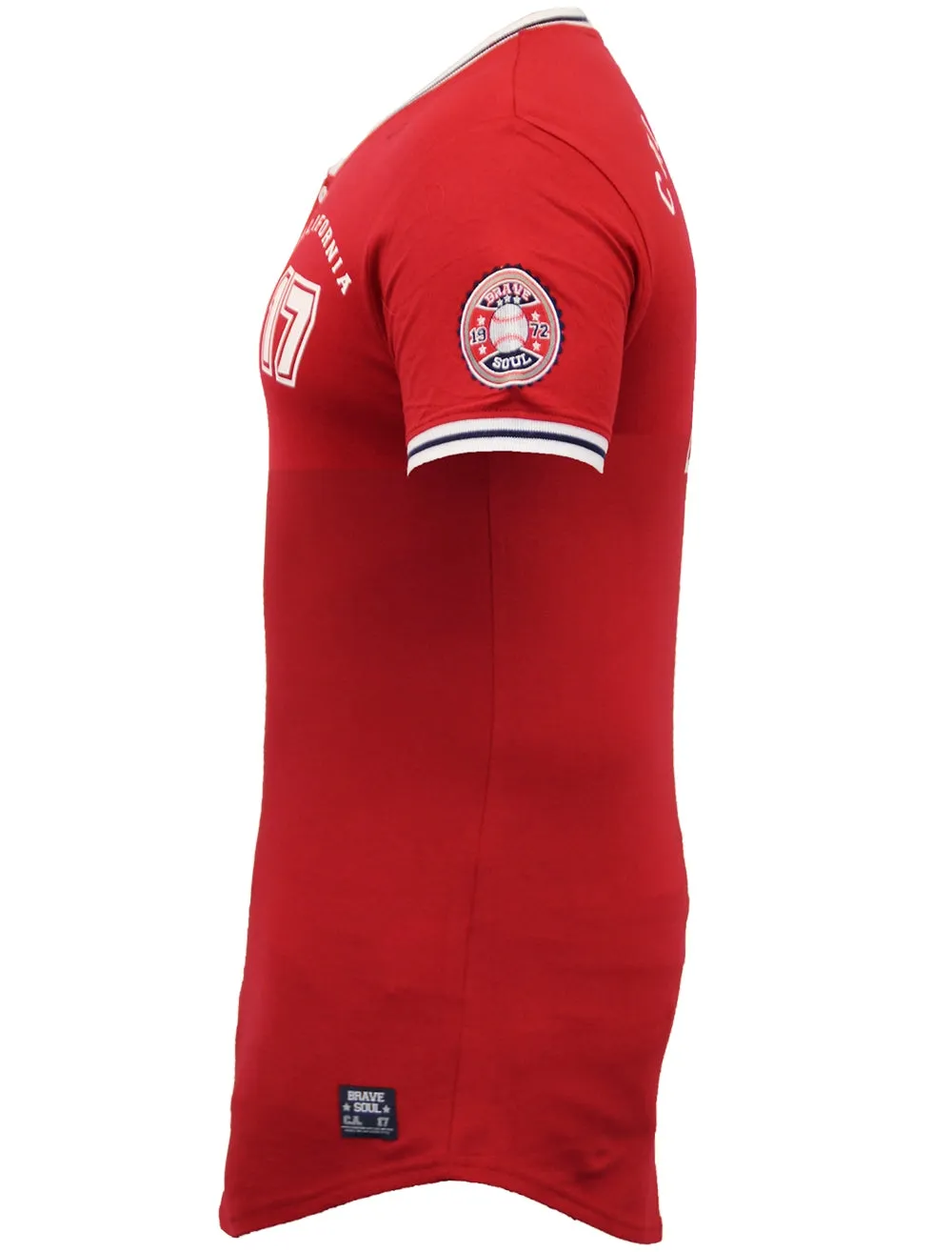 Mantle Baseball T-Shirt in Red