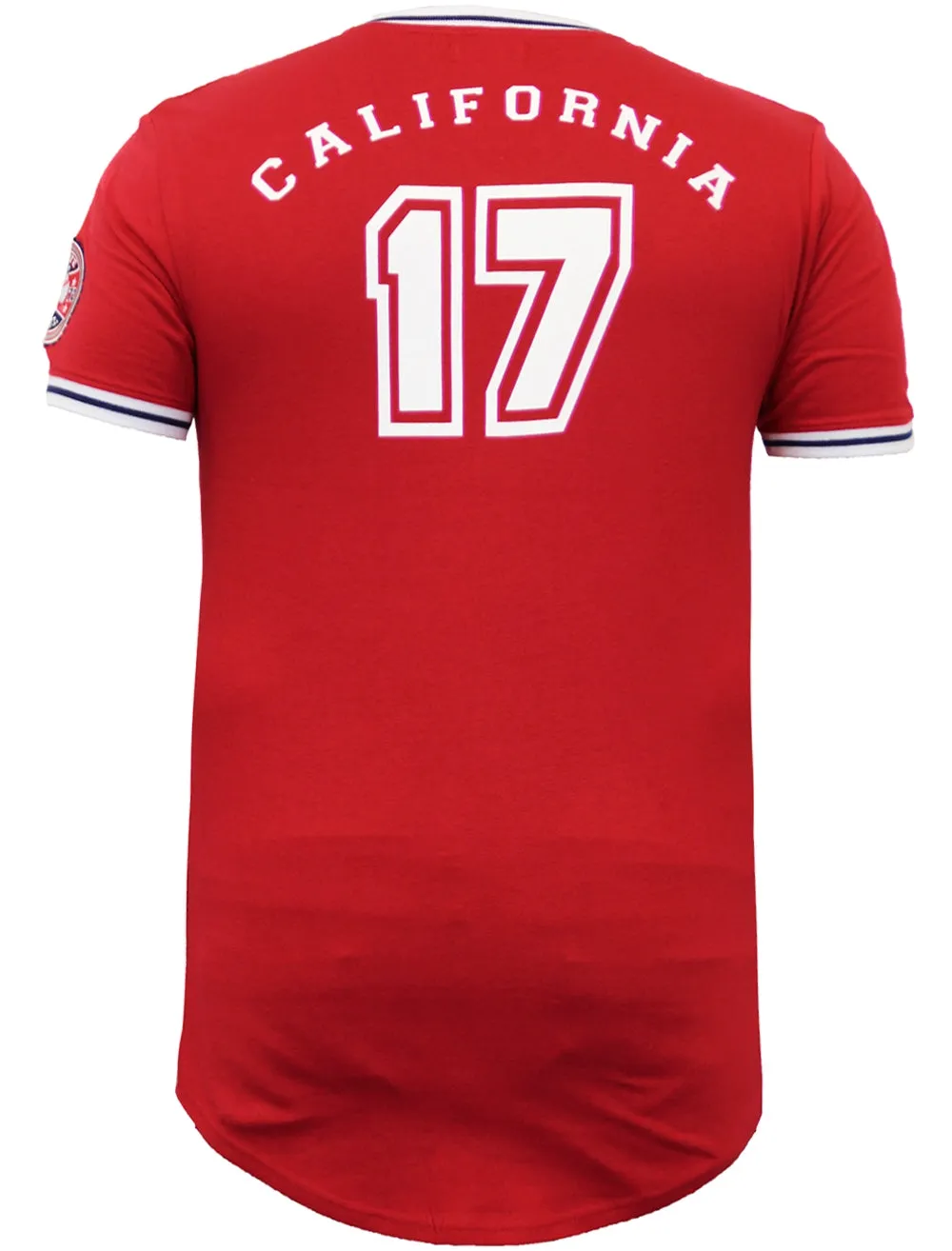Mantle Baseball T-Shirt in Red