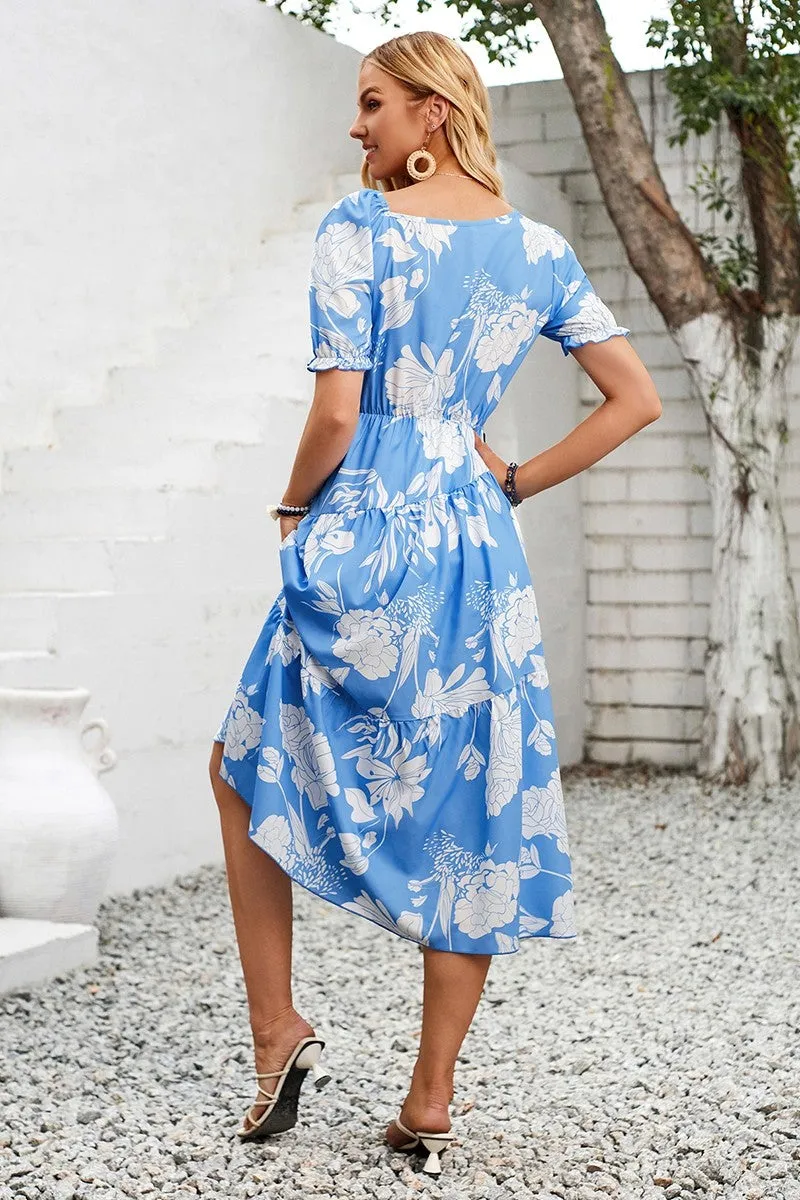 Melody Blossoms Tiered Dress