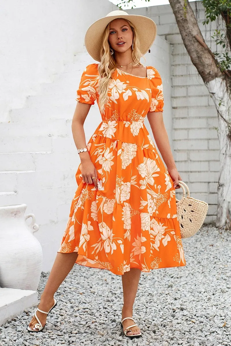 Melody Blossoms Tiered Dress