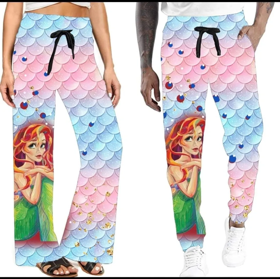 Mermaid Scales leggings and shorts with pockets