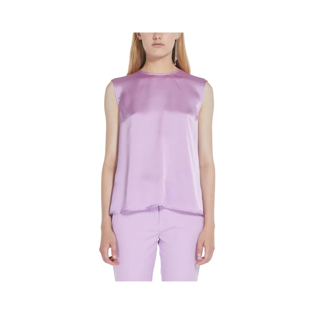 Ovada Short Sleeve Silk Blouse