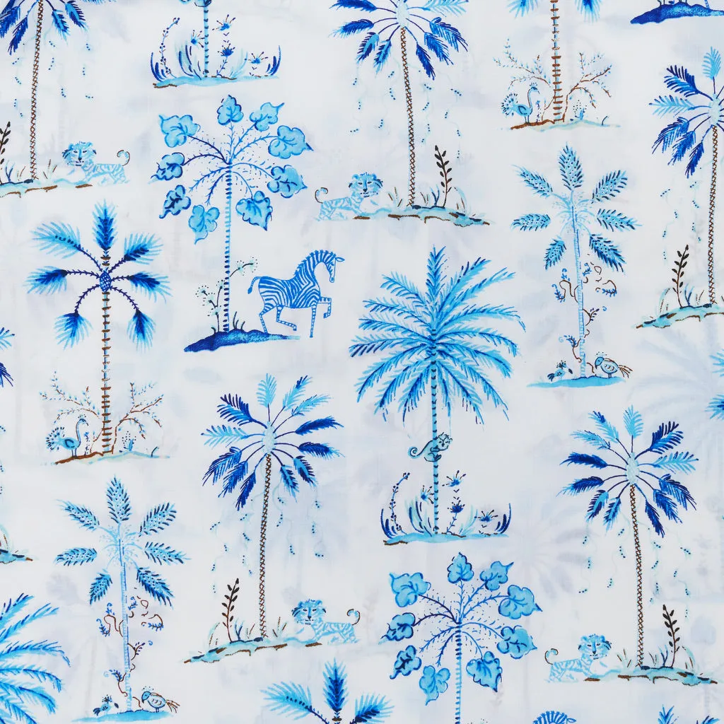 Pajama Short Set - Palm Jungle