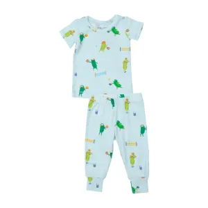 Pickle Ball Short Sleeve Loungewear Set