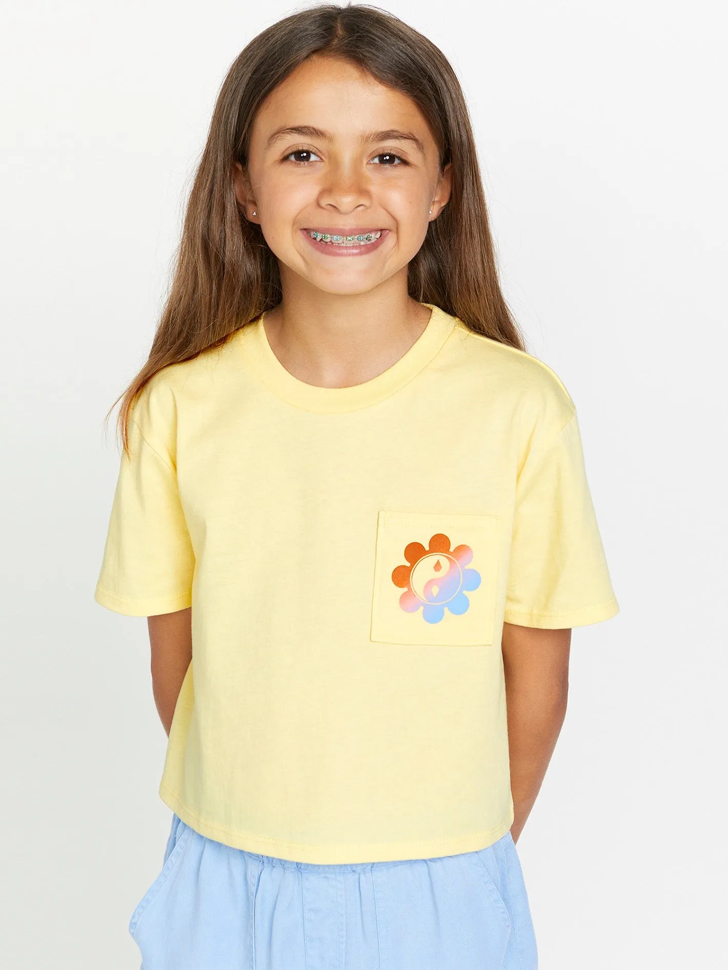 Pocket Dial Tee - Faded Lemon