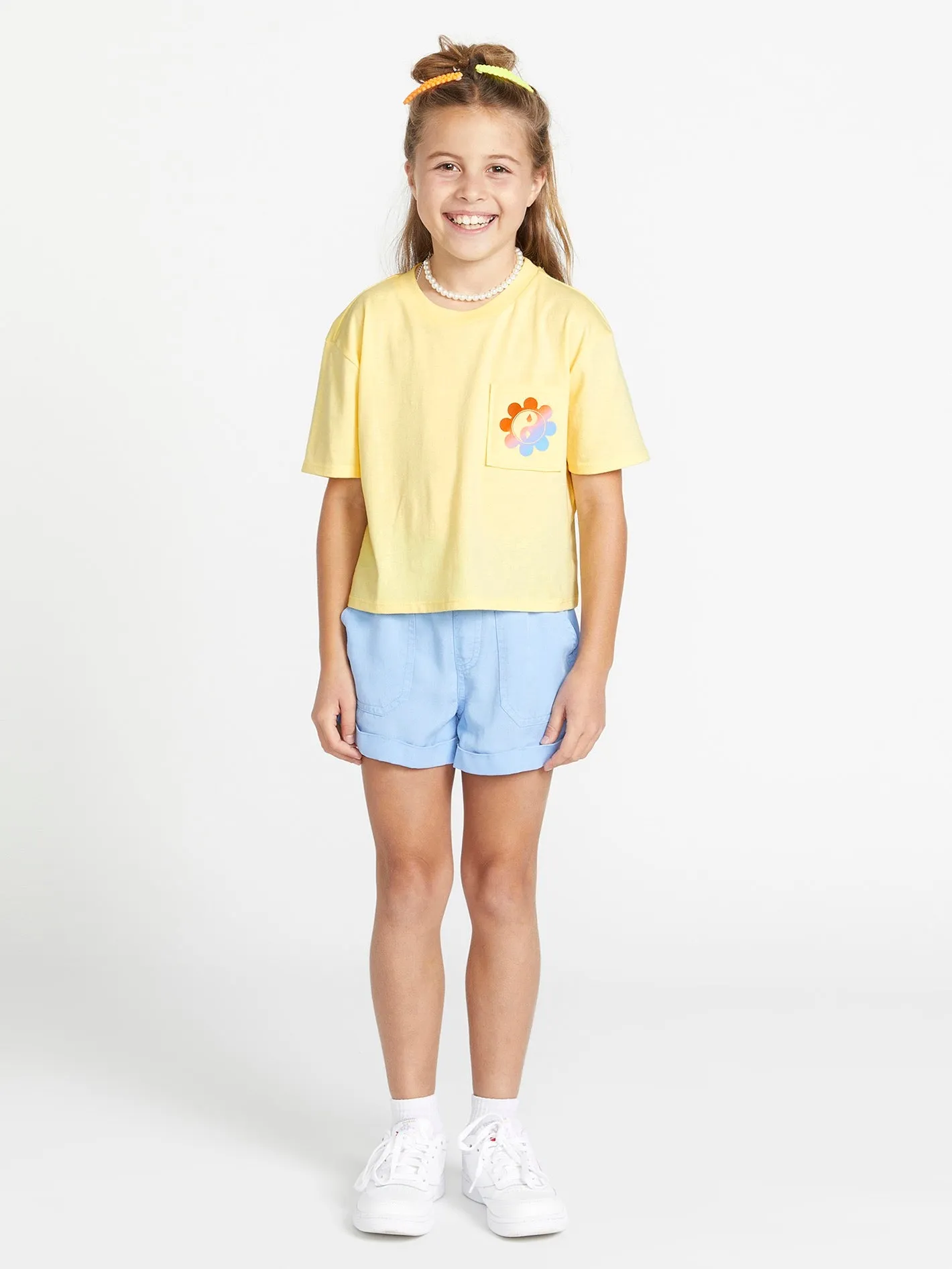 Pocket Dial Tee - Faded Lemon