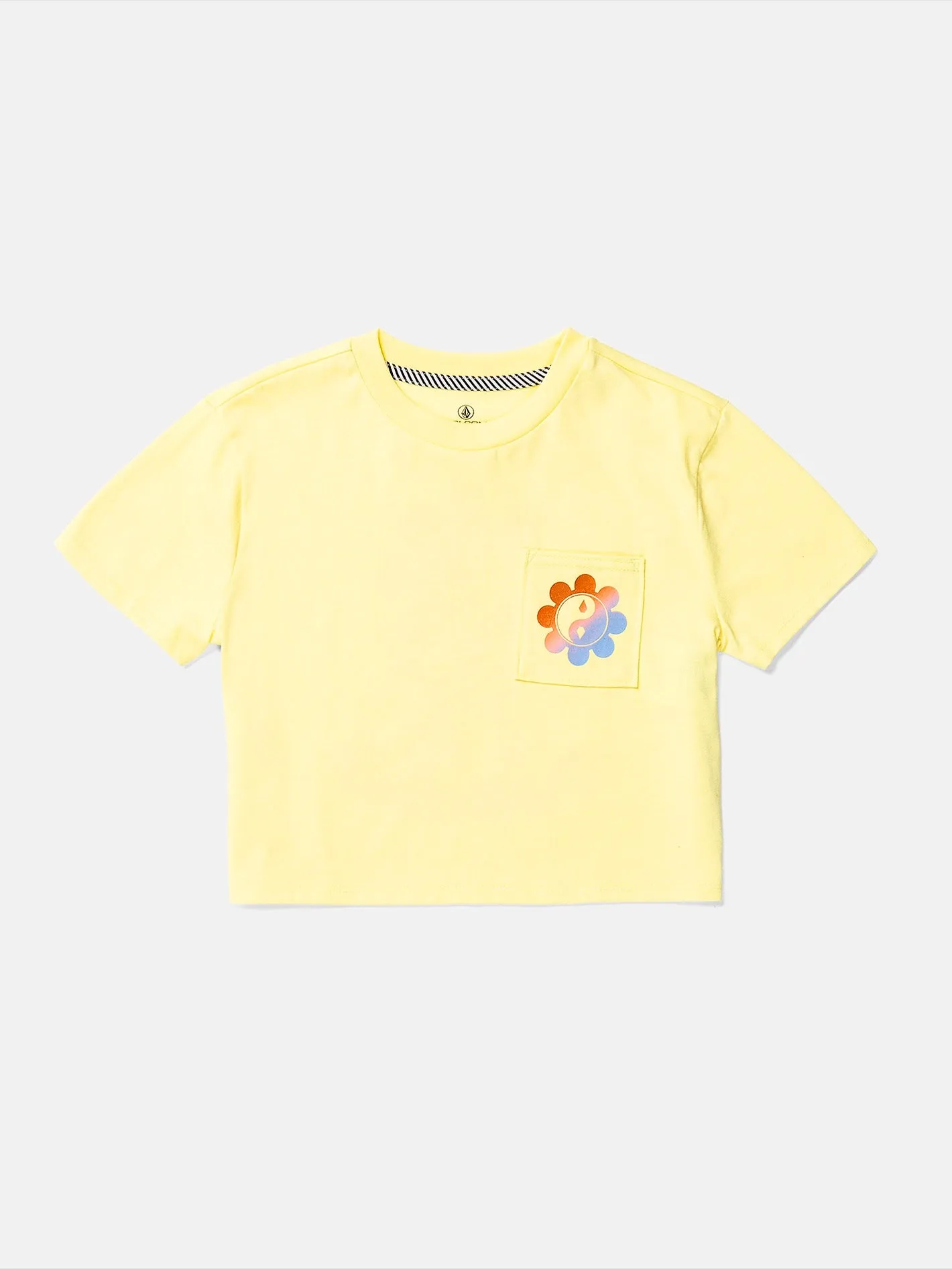 Pocket Dial Tee - Faded Lemon
