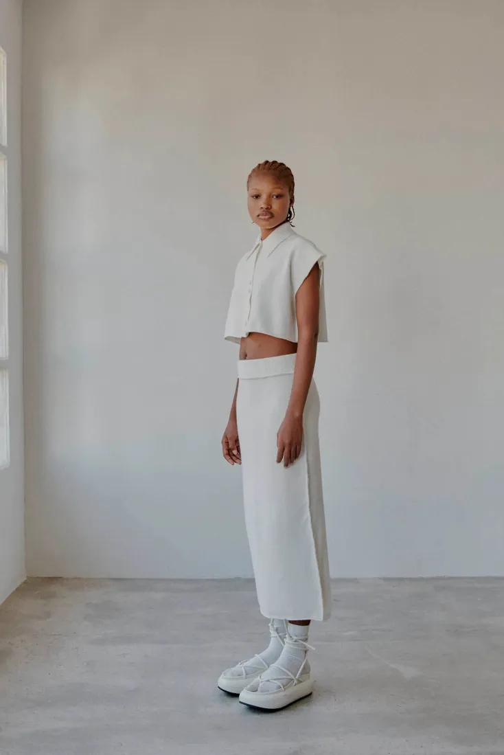 Rus- Enpitsu Skirt: Chalk