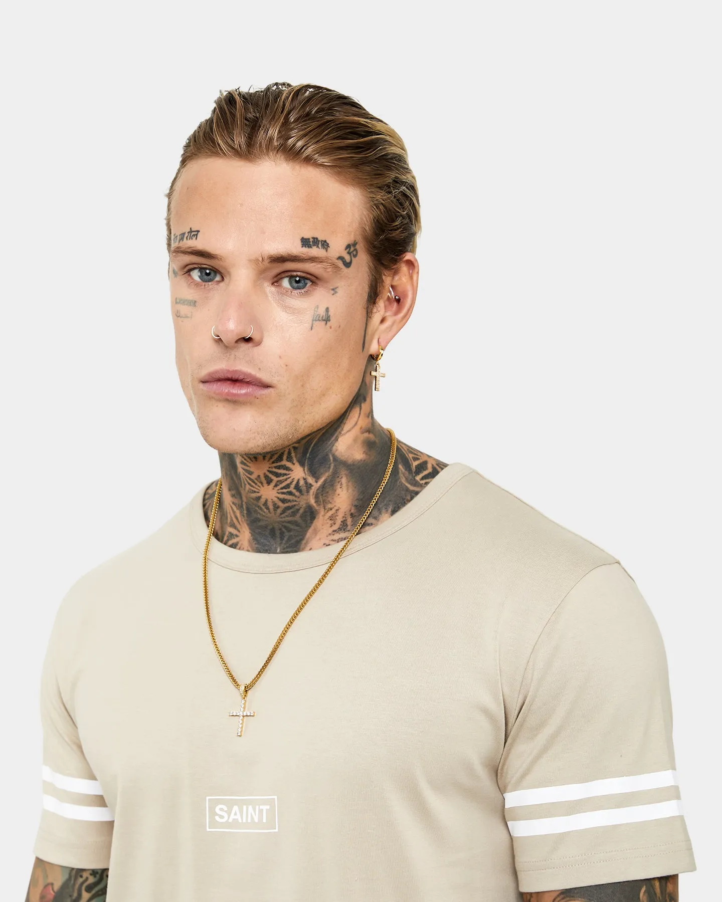 Saint Morta Minimal Sport El Duplo Short Sleeve T-Shirt Stone