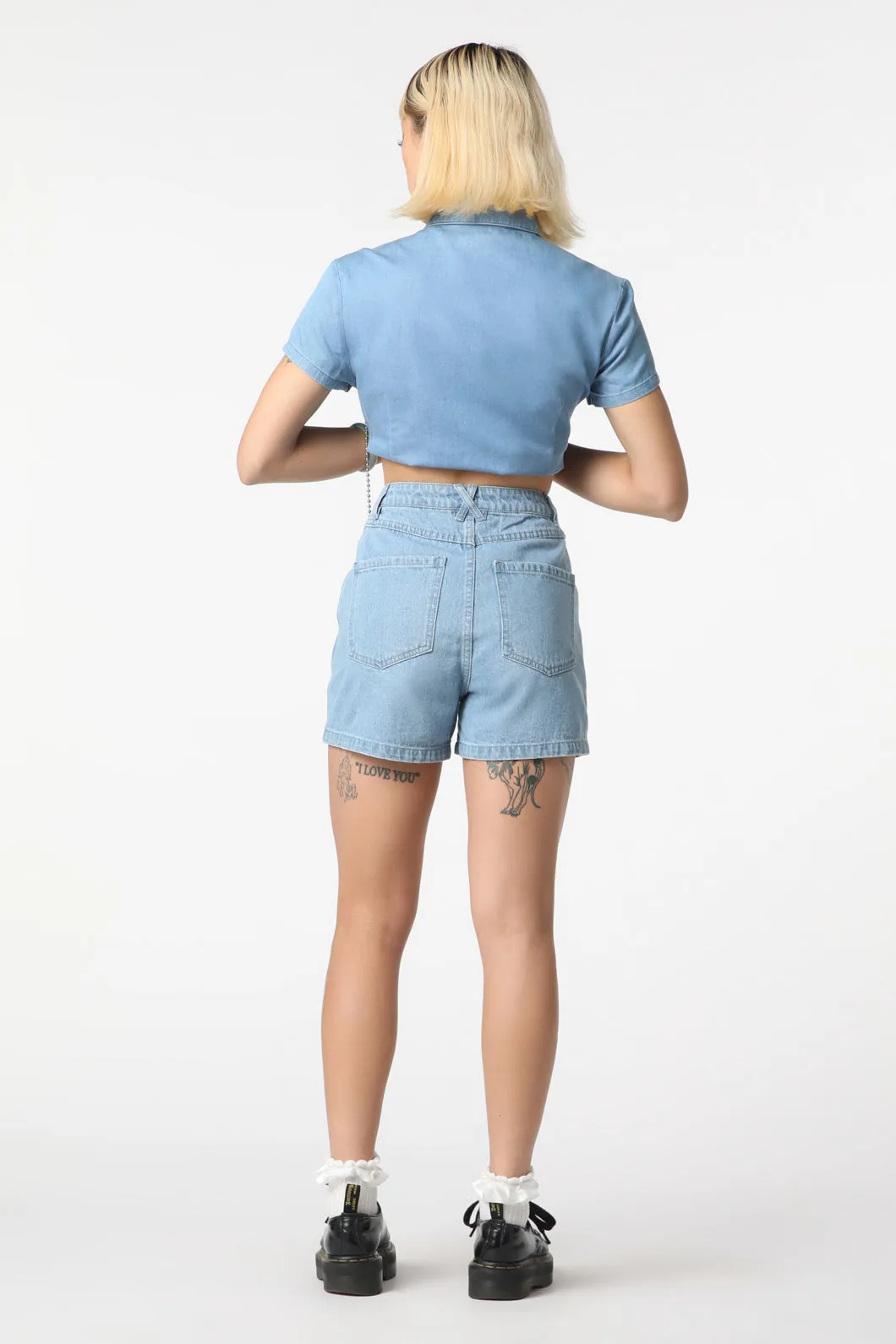 Scrapbook Denim Short