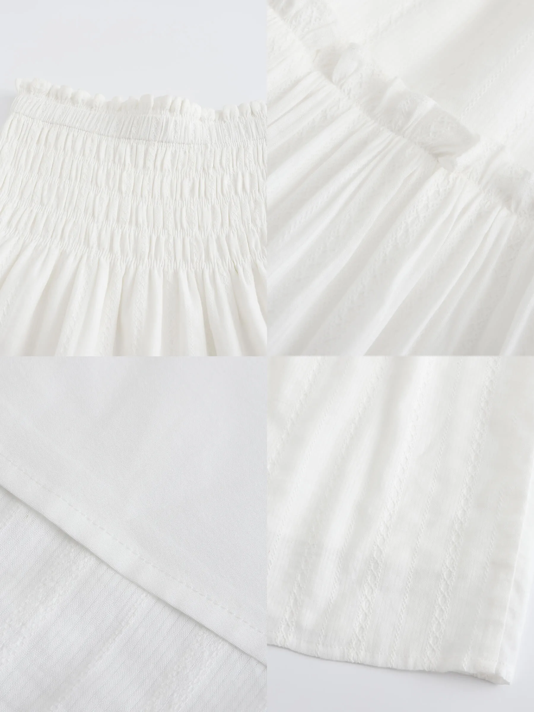 Single Tiered Smocked Midi Dress