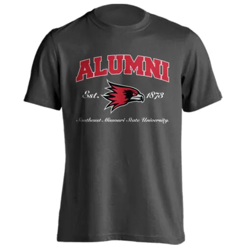 Southeast Missouri State University Redhawks Alumni Logo Short Sleeve Tee