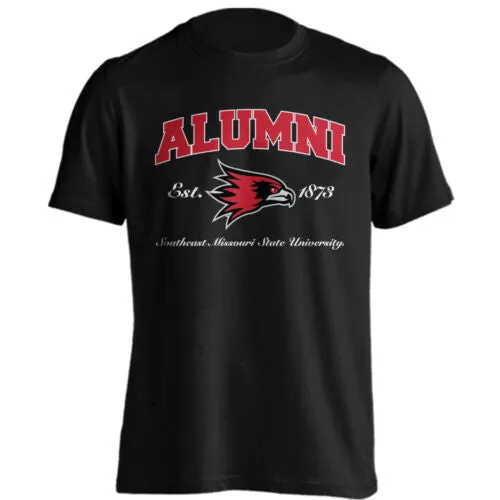 Southeast Missouri State University Redhawks Alumni Logo Short Sleeve Tee