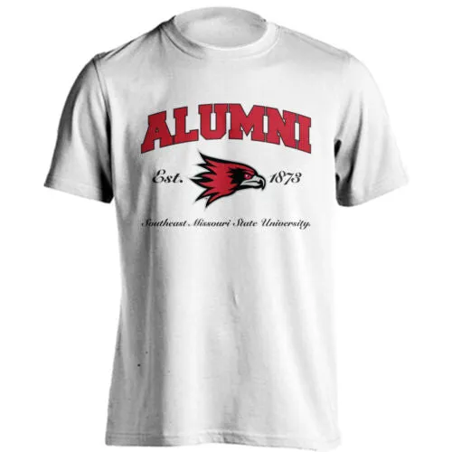 Southeast Missouri State University Redhawks Alumni Logo Short Sleeve Tee