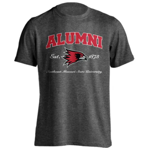 Southeast Missouri State University Redhawks Alumni Logo Short Sleeve Tee