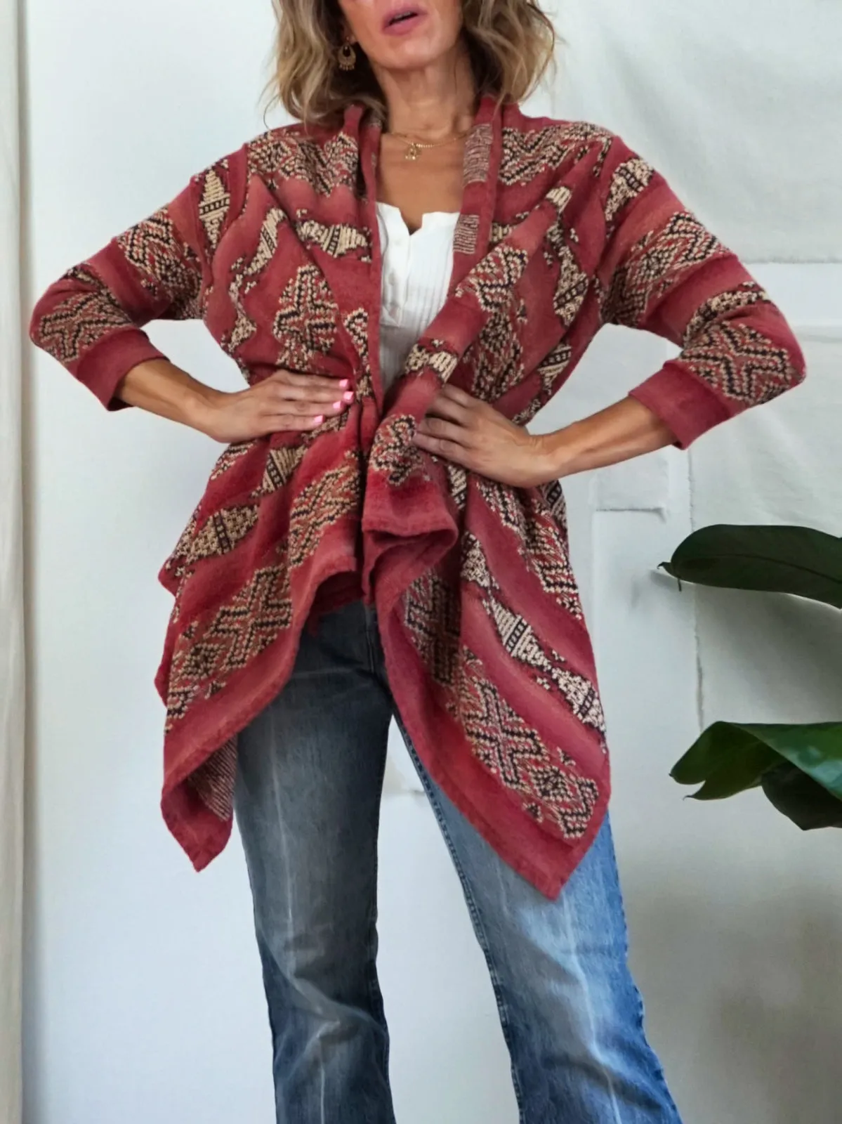 Southwestern Desert Blanket Sweater