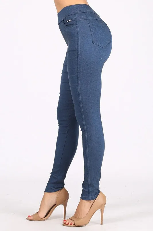 Stretchy Denim Pants