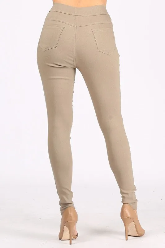 Stretchy Denim Pants