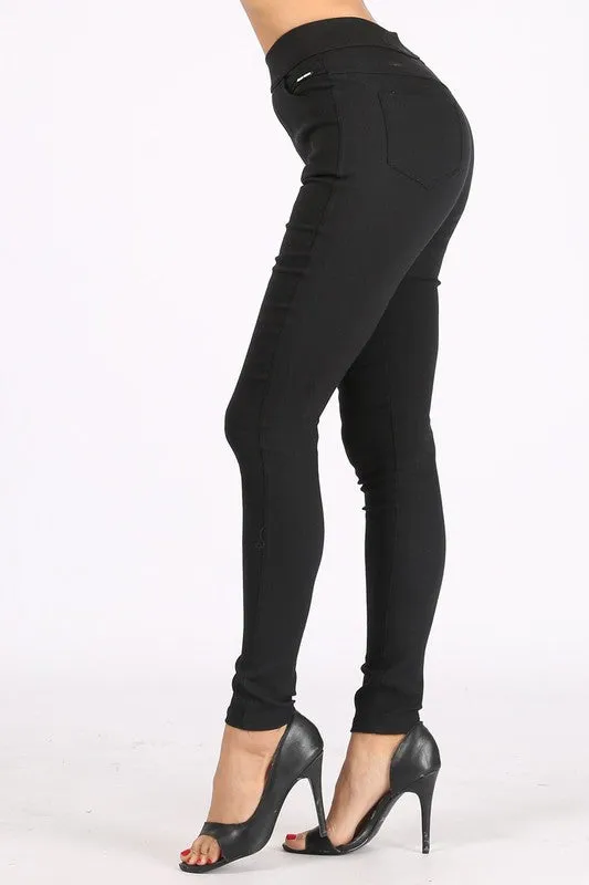 Stretchy Denim Pants