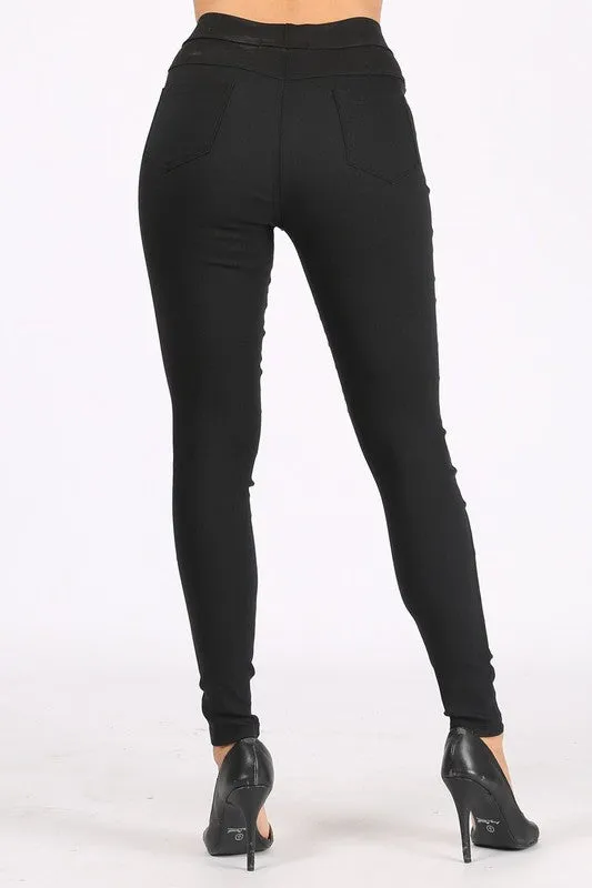 Stretchy Denim Pants