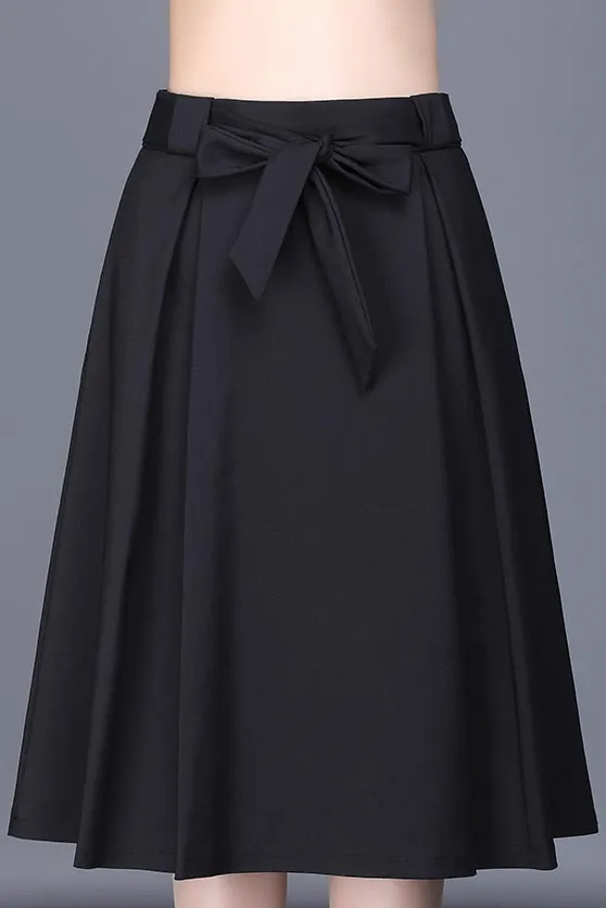 summer women high waist commuter knee length skirt CYM316