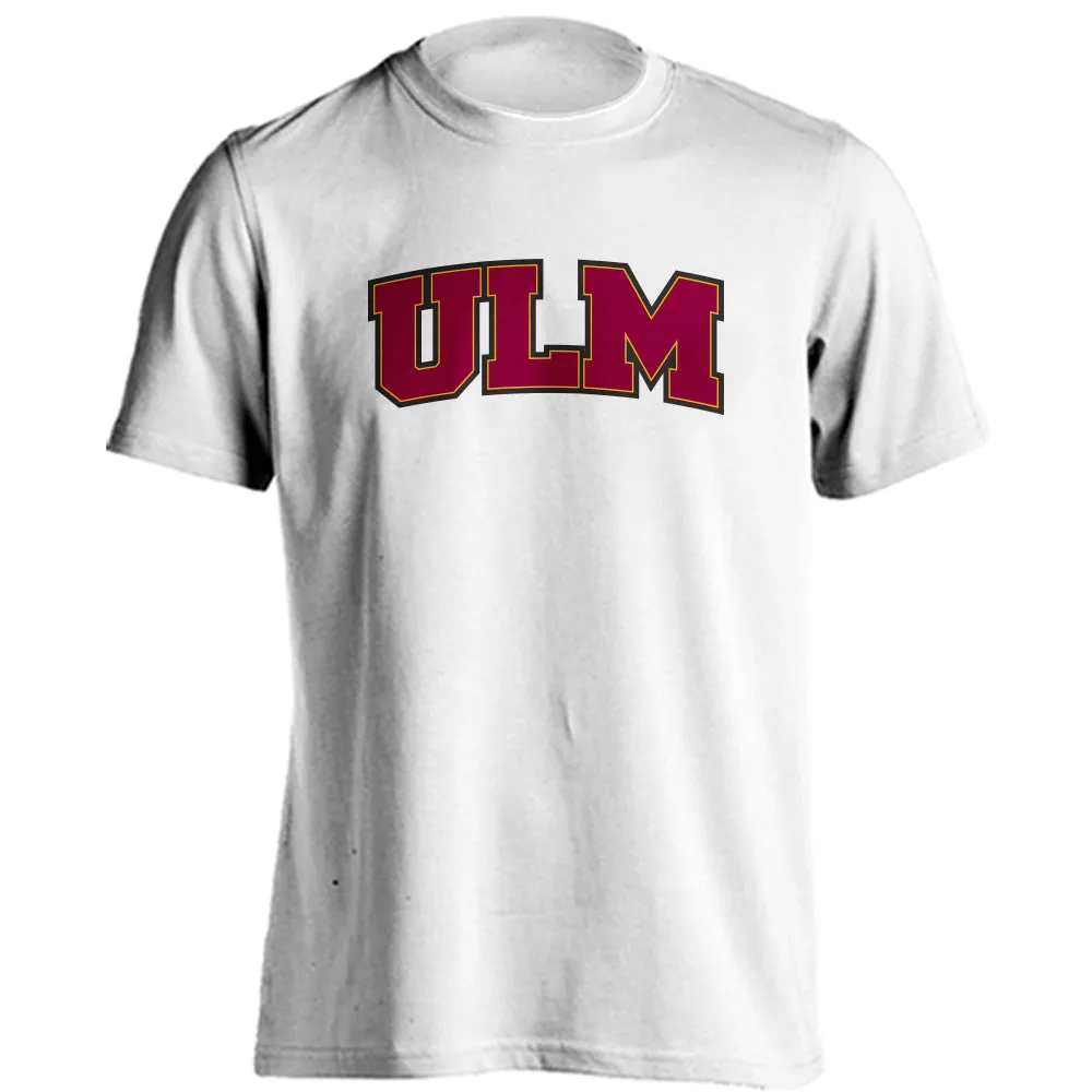 University of Louisiana at Monroe Warhawks Arched Text Short Sleeve T-Shirt