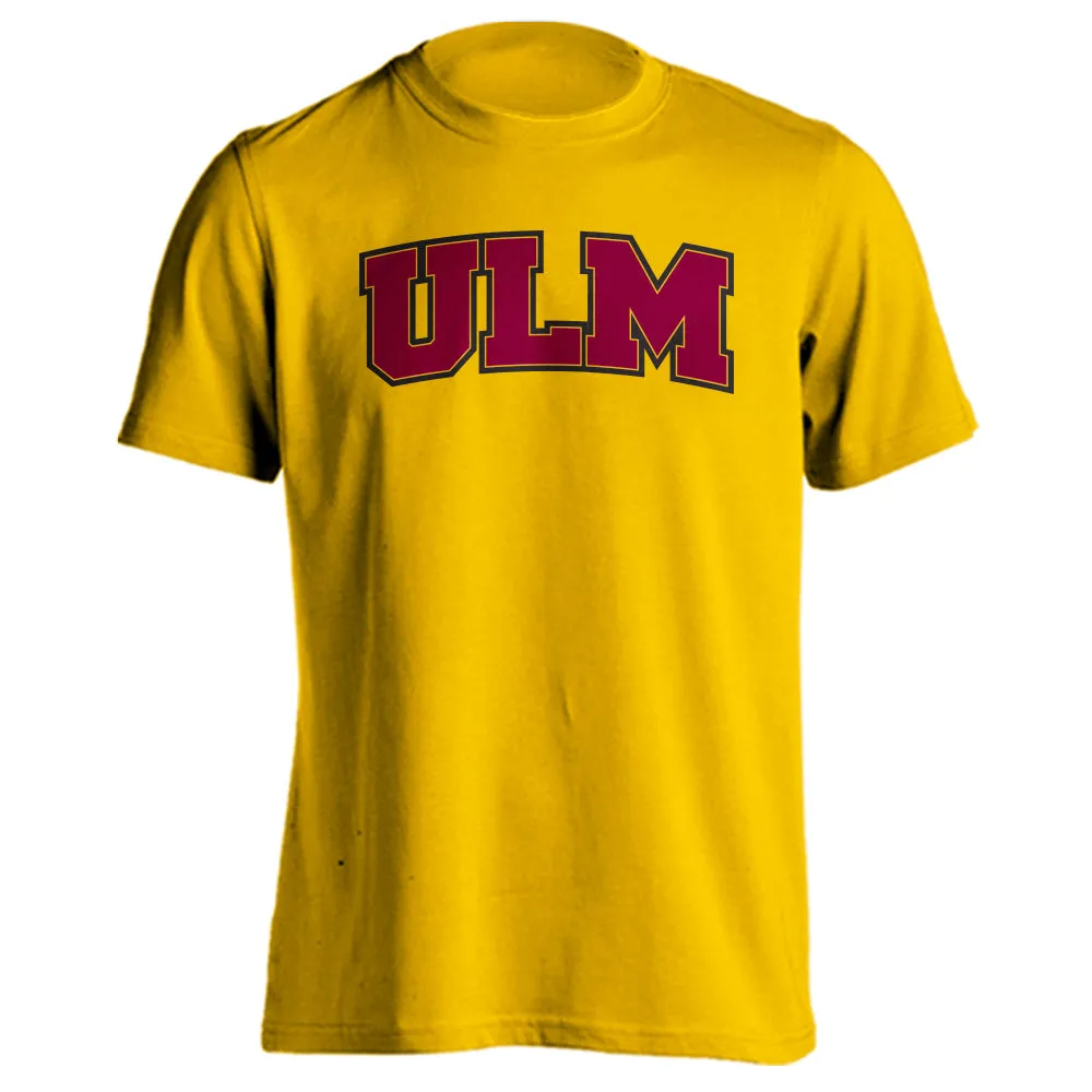 University of Louisiana at Monroe Warhawks Arched Text Short Sleeve T-Shirt