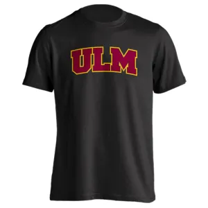 University of Louisiana at Monroe Warhawks Arched Text Short Sleeve T-Shirt