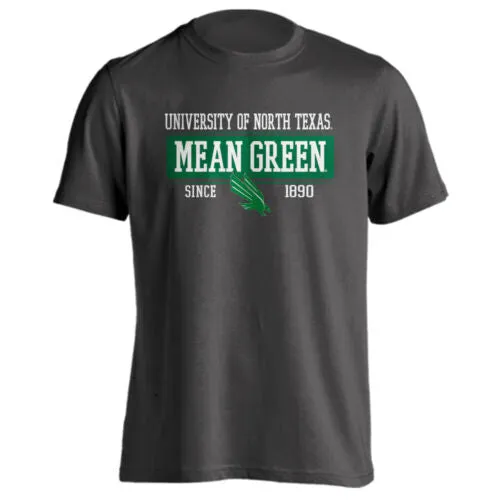 University of North Texas UNT Mean Green Since 1890 Short Sleeve T-Shirt